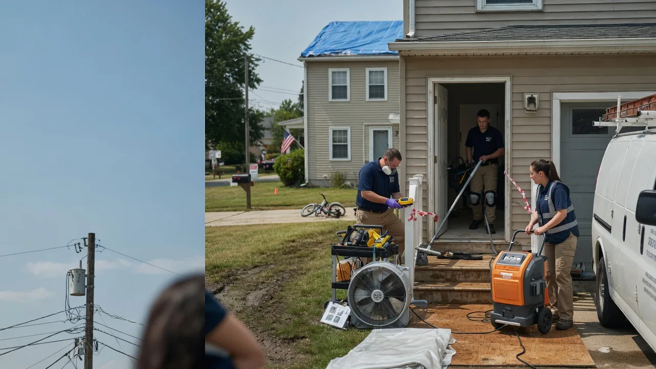Water Damage Repair in Rothschild, WI near me